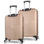 Zoozie Bags Set de Maletas de 2 Piezas en Oro